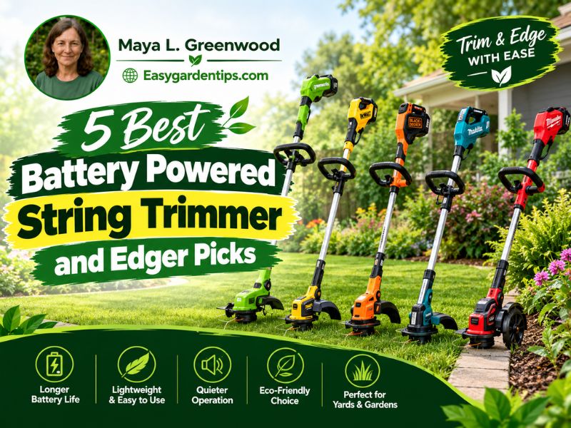 Best Battery Powered String Trimmer and Edger Picks