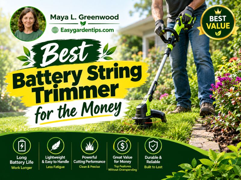 Best Battery String Trimmer for the Money: Top Value Picks
