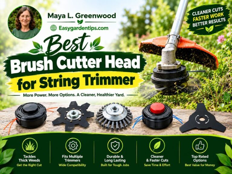 Best Brush Cutter Head for String Trimmer: Heavy-Duty Picks