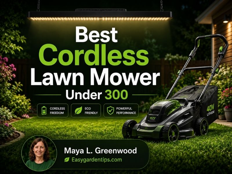Best Cordless Lawn Mower Under 300: Smart Battery Mower Picks