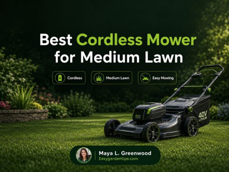 Best Cordless Mower for Medium Lawn: Reliable Battery Picks