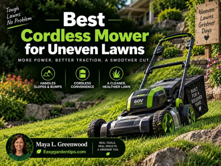 Best Cordless Mower for Uneven Lawns: Top Picks for Rough Yards