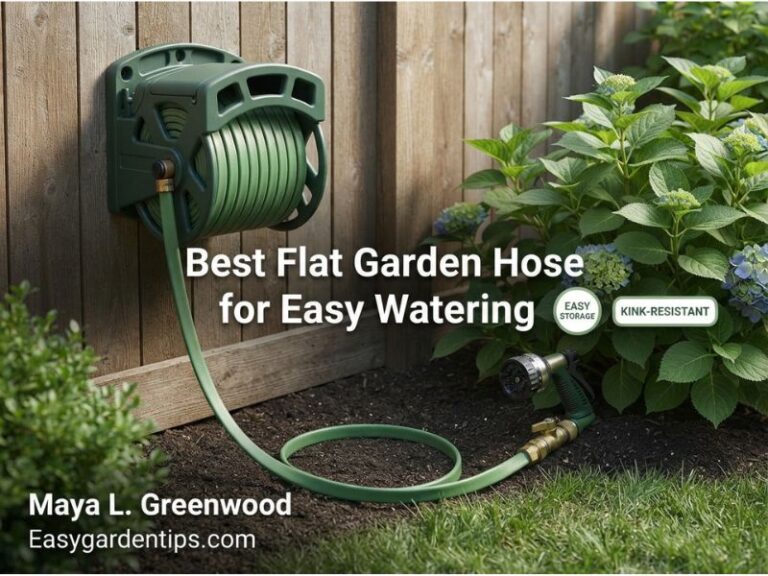 Best Flat Garden Hose: Lightweight Picks for Easy Watering
