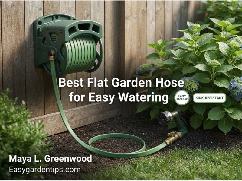 Best Flat Garden Hose: Lightweight Picks for Easy Watering