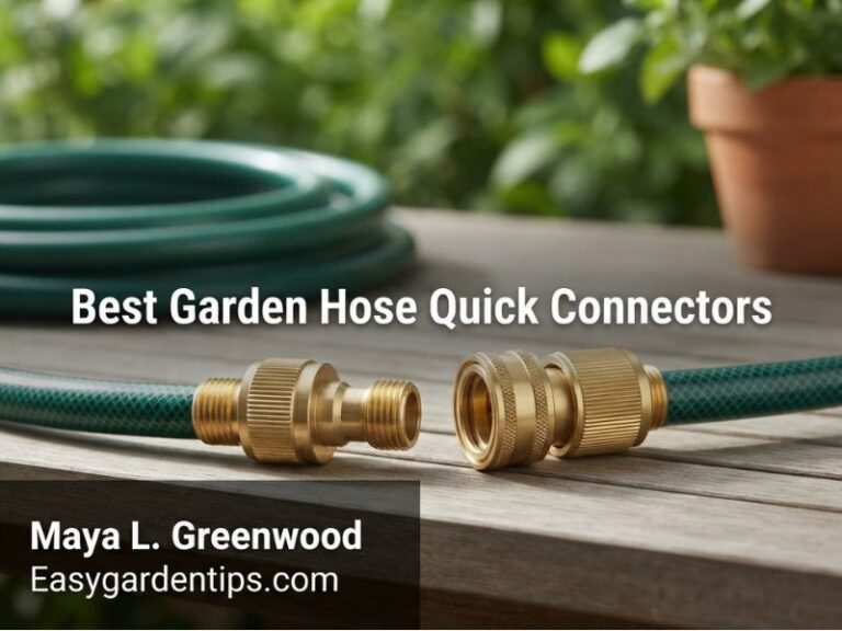 Best Garden Hose Quick Connectors: Reliable No-Leak Picks