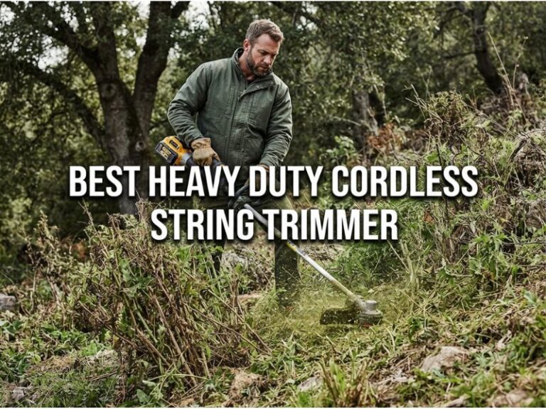 Best Heavy Duty Cordless String Trimmer Picks for Tough Weeds