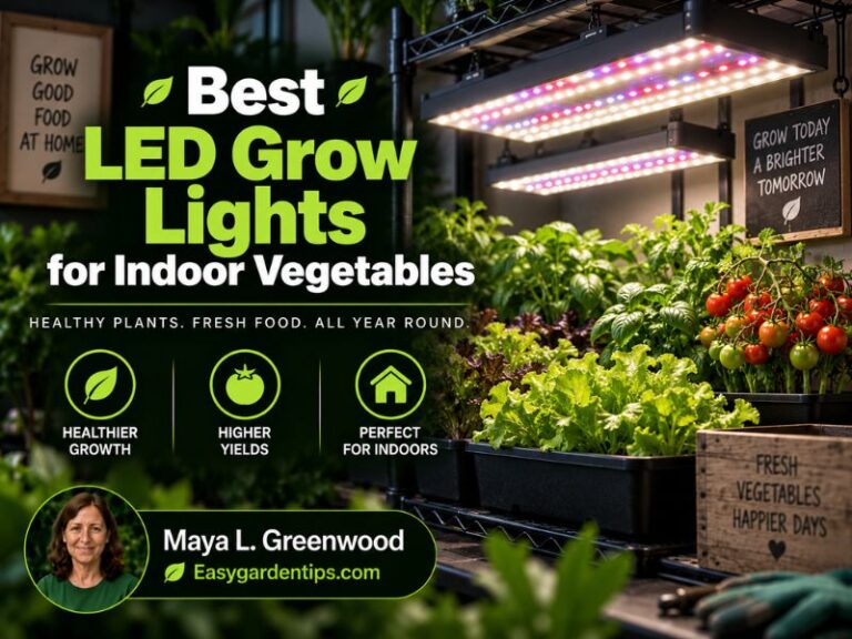 3 Best LED Grow Lights for Indoor Vegetables at Home