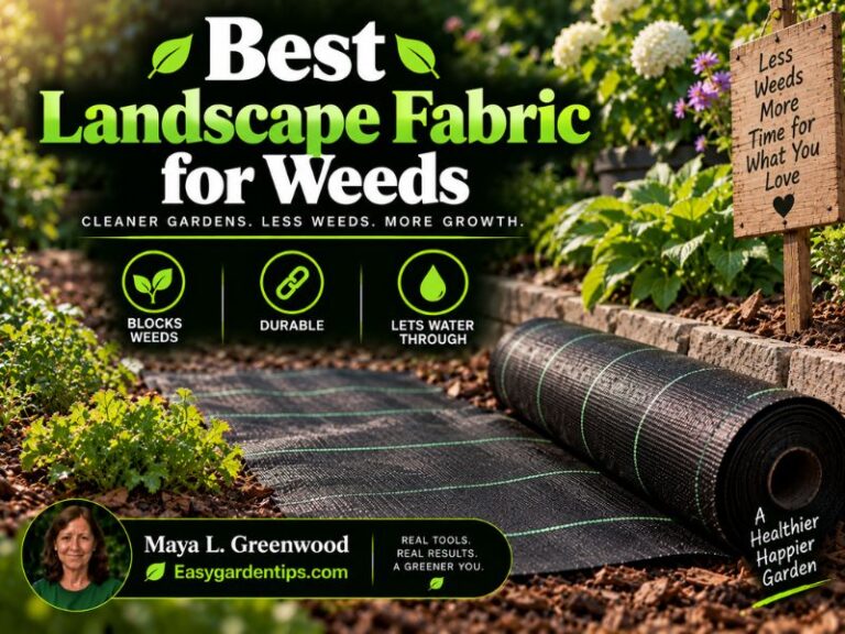 5 Best Landscape Fabric for Weeds: Heavy-Duty Weed Barriers