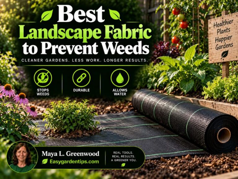 Best Landscape Fabric to Prevent Weeds for Long-Term Control