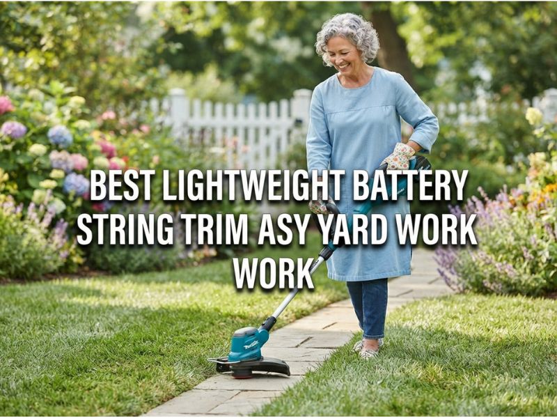 Best Lightweight Battery String Trimmer Picks for Easy Yard Work