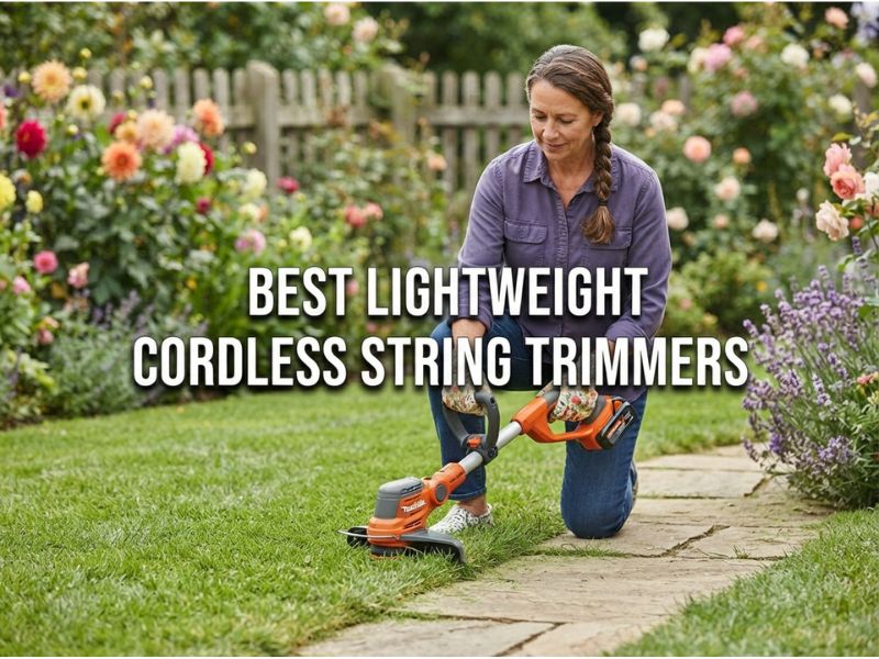 Best Lightweight Cordless String Trimmers for Easy Yard Work