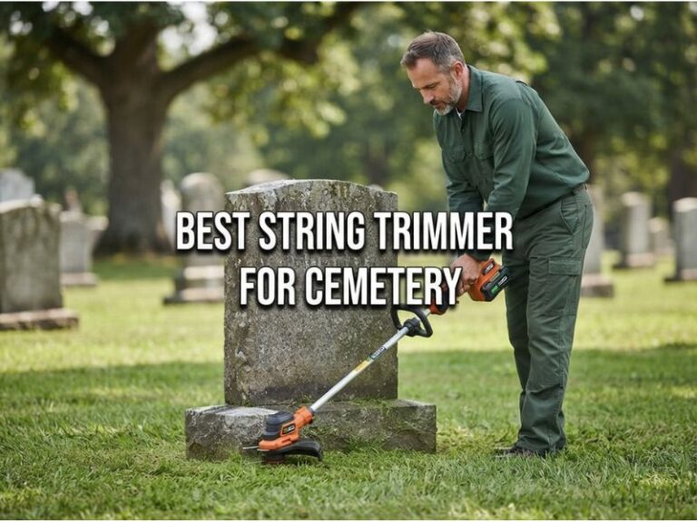 Best String Trimmer for Cemetery: Precision Trimming Picks