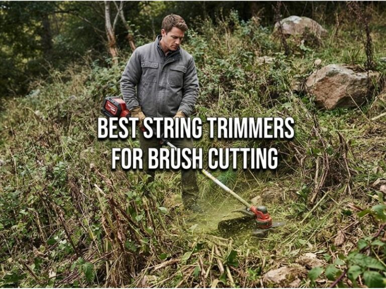 Best String Trimmers for Brush Cutting: Heavy-Duty Picks