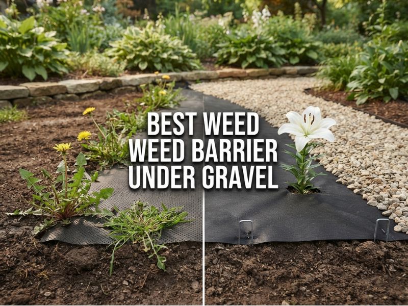 Best Weed Barrier Under Gravel for Long-Term Weed Control