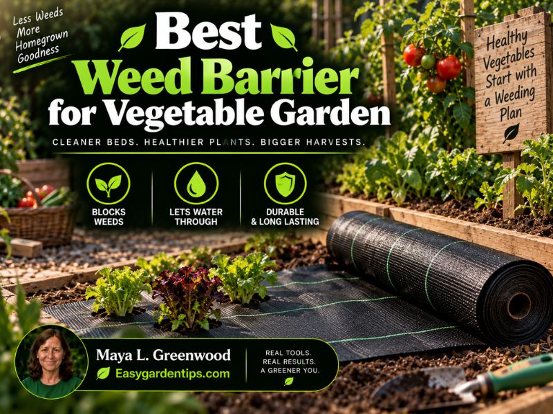 Best Weed Barrier for Vegetable Garden: Durable Top Picks