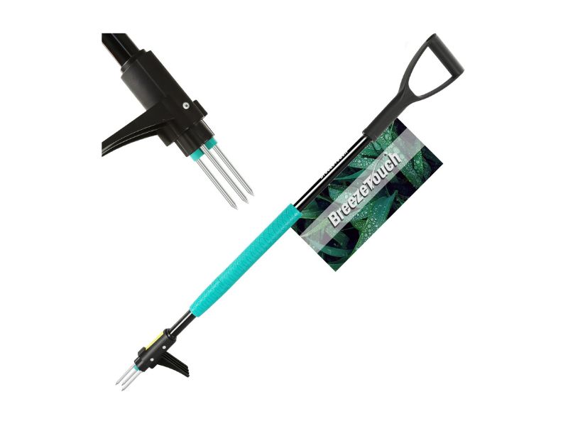 Breeze Touch 39-Inch 3-Claw Weed Pulling Tool- Best for Dandelions