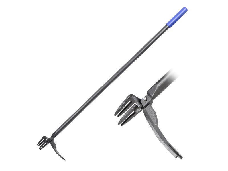 CKLT 46-Inch One-Piece Manganese Steel Weed Puller Tool- Best One-Piece Design