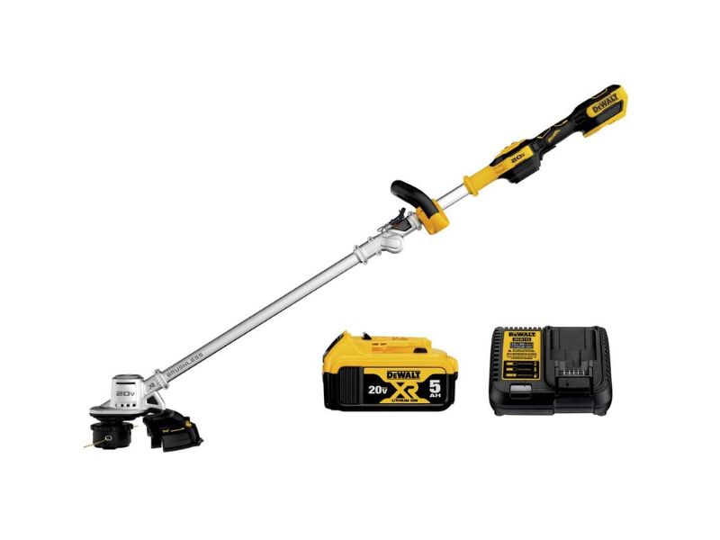 DEWALT DCST922P1 20V MAX 14-Inch Brushless String Trimmer- Best for Large Cemeteries