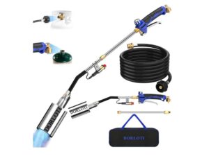 DORLOTI 33-Inch Propane Torch Weed Burner Kit- Best Complete Kit