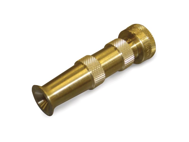 Dramm 12380 Heavy-Duty Brass Adjustable Hose Nozzle