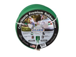 Dramm ColorStorm Premium Rubber Garden Hose 58-Inch x 50-Foot- Best Overall