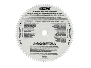 ECHO 69500120331 8-Inch 80-Tooth Brush Blade- Best OEM Blade
