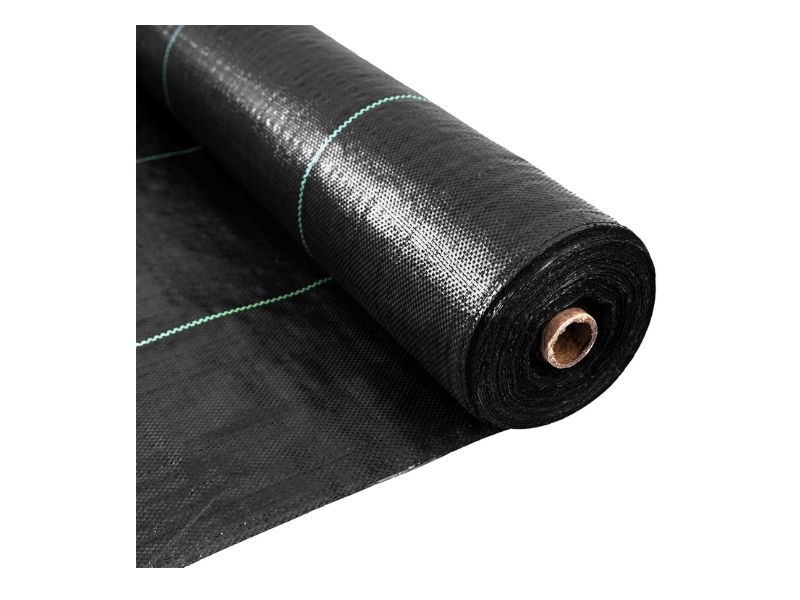 EXTRAEASY 4-Foot x 300-Foot Heavy Duty Weed Barrier Fabric- Best for Large Areas