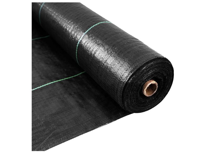 EXTRAEASY 4FT x 300FT 3.2oz Weed Barrier Fabric- Best for Large Vegetable Plots