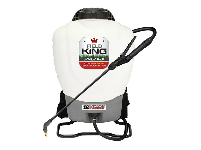 Field King 190515 4-Gallon Lithium-Ion Backpack Sprayer- Best for Long Spray Sessions