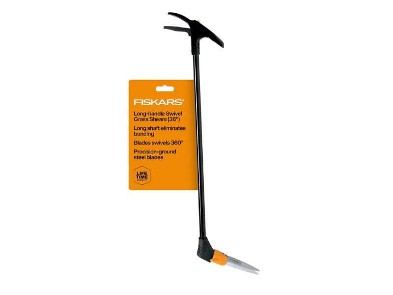 Fiskars 36-Inch Long-Handle Grass Shears- Best for Precision Trimming