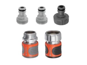 GARDENA Premium 5-Piece Quick Connect Hose Fittings- Best Premium System