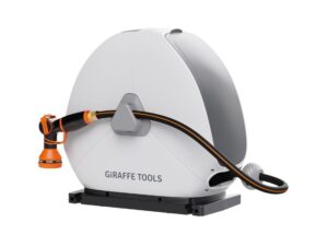 Giraffe Tools Ground-Mounted Retractable Hose Reel 82FT- Best Overall