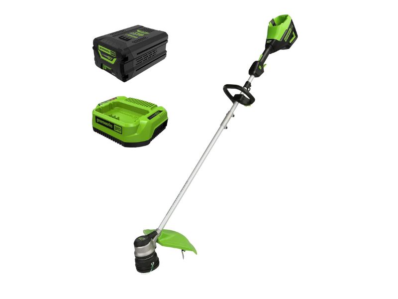 Greenworks ST60L254 60V 16-Inch Brushless Cordless String Trimmer- Best for Thick Weeds