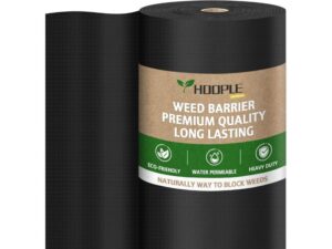 HOOPLE 4FT x 180FT Premium Garden Weed Barrier- Best for Long Garden Rows