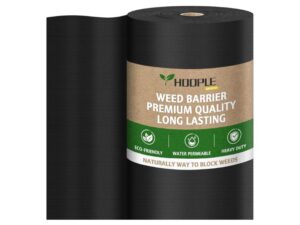 HOOPLE 4FT x 180FT Premium Pro Garden Weed Barrier- Best Value