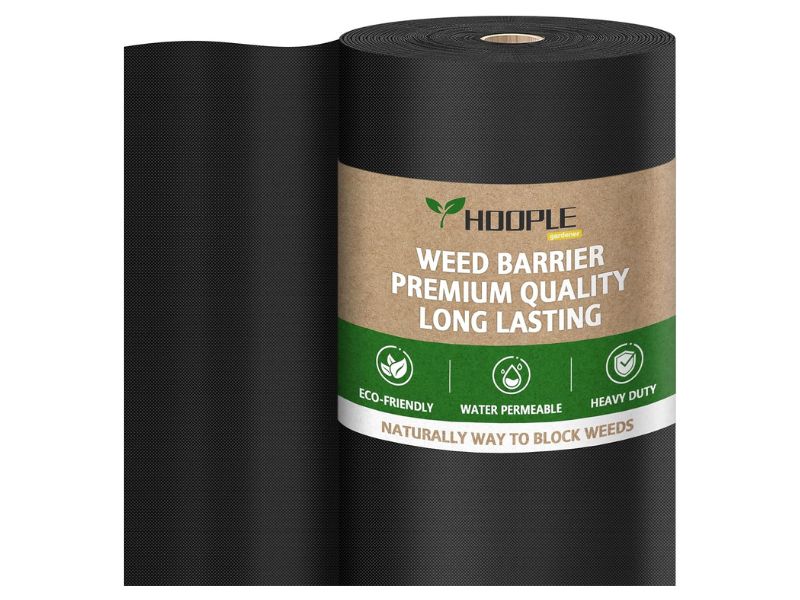 HOOPLE 4FT x 180FT Premium Pro Garden Weed Barrier- Best Value