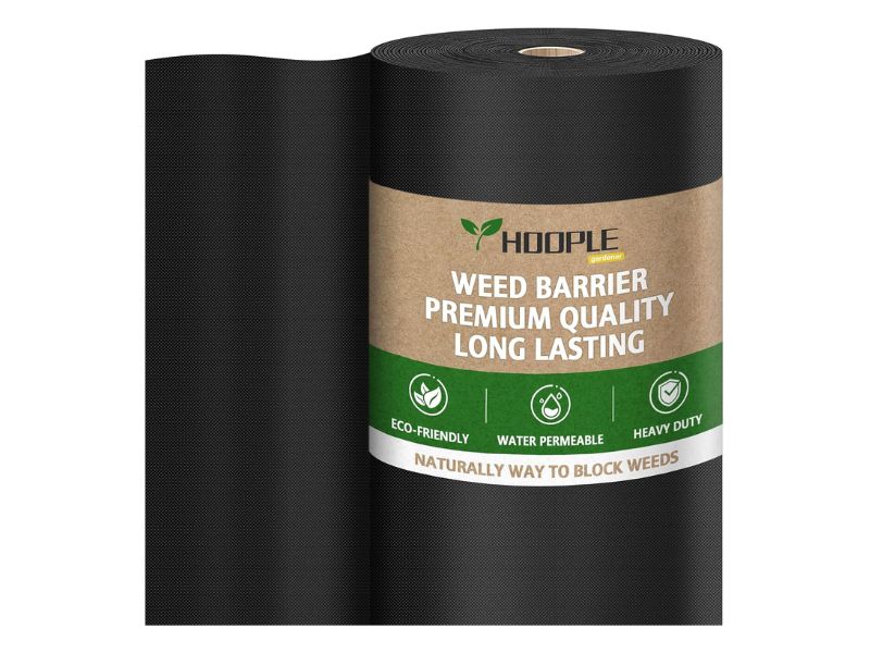 HOOPLE Premium Pro Garden Weed Barrier 4 x 180 Feet- Best Thick Weed Barrier