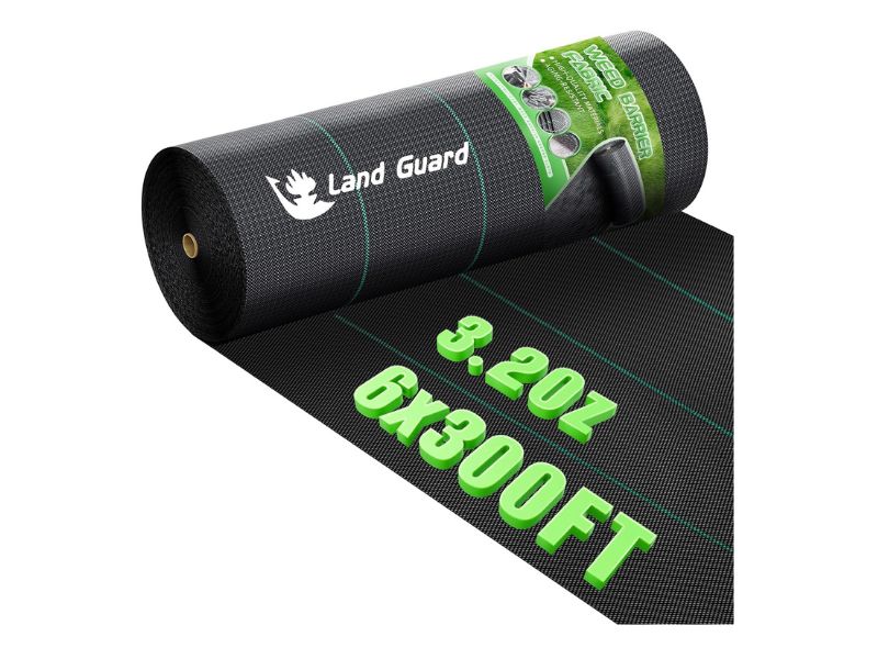 Land Guard 4FT x 300FT Heavy Duty Weed Barrier Fabric- Best for Large Landscaping Projects