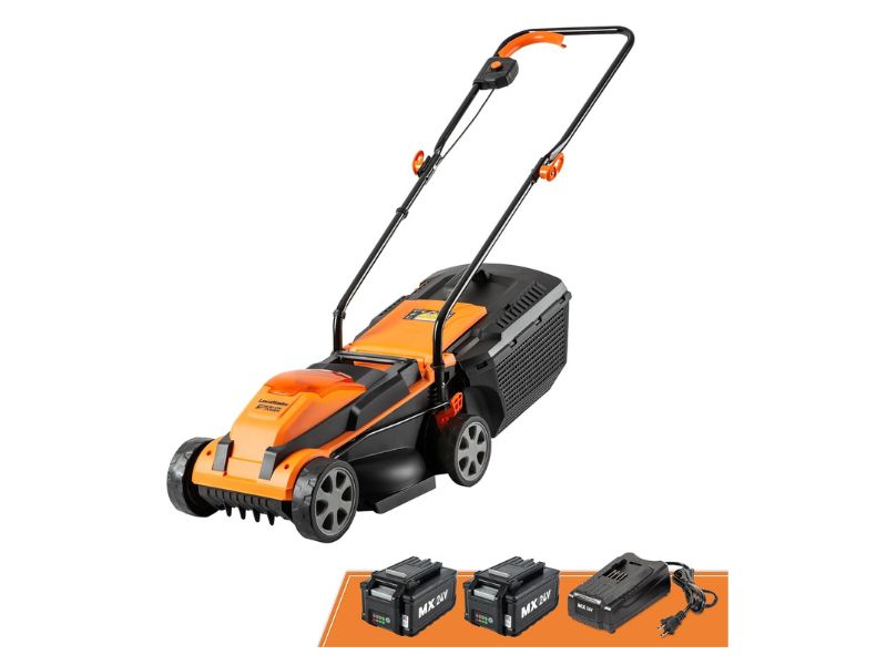 LawnMaster CLM2413A 24V 13-Inch Cordless Lawn Mower— Best Ultra-Light Budget Pick