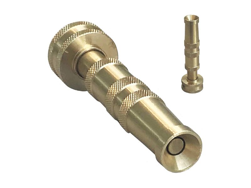 MAXFLO High-Pressure Brass Adjustable Hose Nozzle