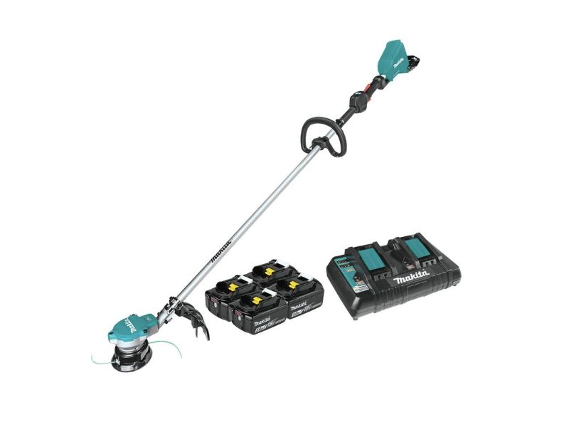 Makita XRU15PT1 18V X2 LXT Brushless 15-Inch String Trimmer Kit- Best for Professional Control