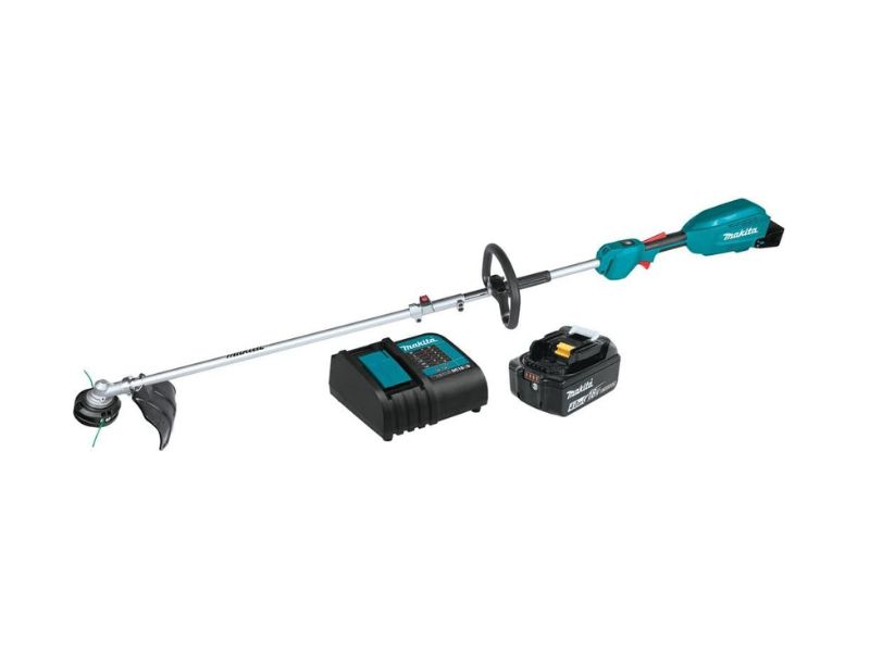 Makita XUX02SM1X1 18V LXT Brushless Couple Shaft String Trimmer Kit- Best for LXT Users