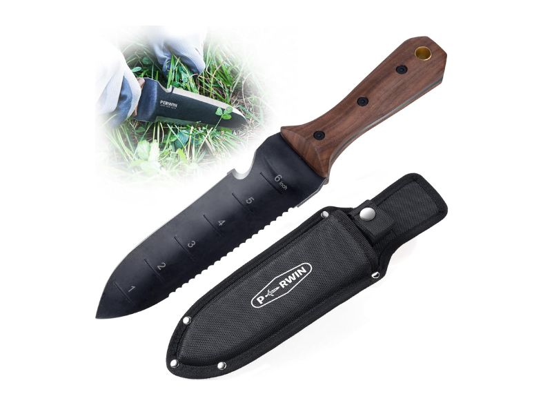 PERWIN Hori Hori Garden Knife- Best Multi-Purpose Garden Knife