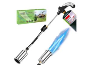 QUANIE Heavy-Duty Propane Weed Burner Torch- Best High-Heat Pick