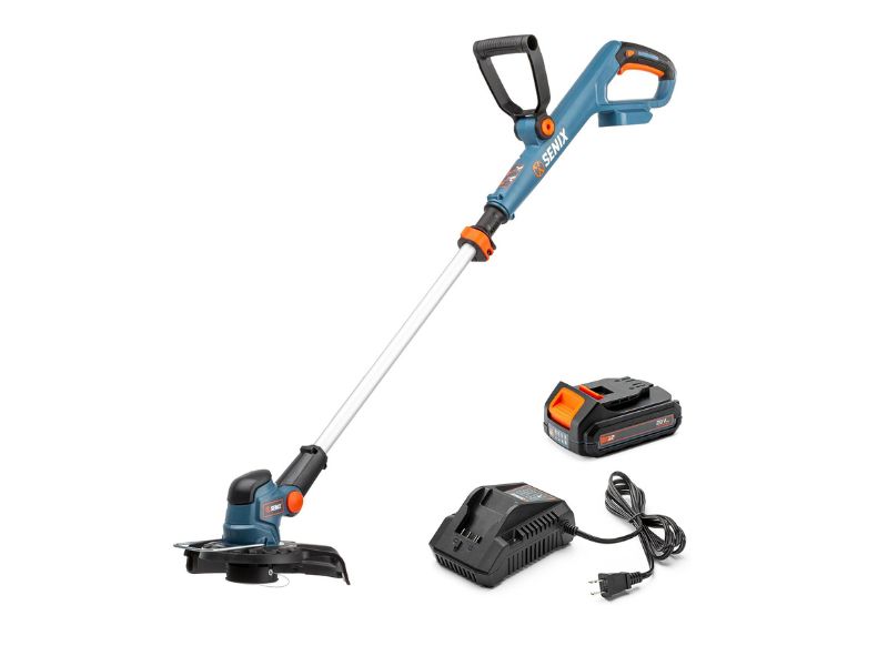 SENIX GTX2-M 20V 10-Inch Cordless String Trimmer- Best Compact Pick