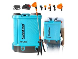 SideKing SK4000B 4-Gallon Battery Powered Backpack Sprayer- Best Budget High-Pressure Pick