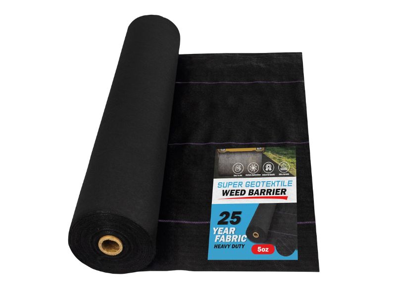 Super Geotextile Professional 5oz Weed Barrier Fabric- Best Professional-Grade Pick