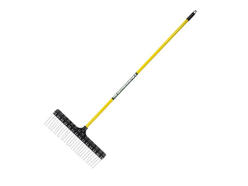 THE GROUNDSKEEPER II 21-Inch Professional Landscape Rake - Best Overall