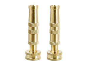 Twinkle Star Heavy-Duty Brass Adjustable Twist Hose Nozzle