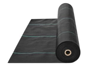 VEVOR 4FT x 300FT 3.2oz Heavy Duty Weed Barrier Landscape Fabric- Best for Large Areas